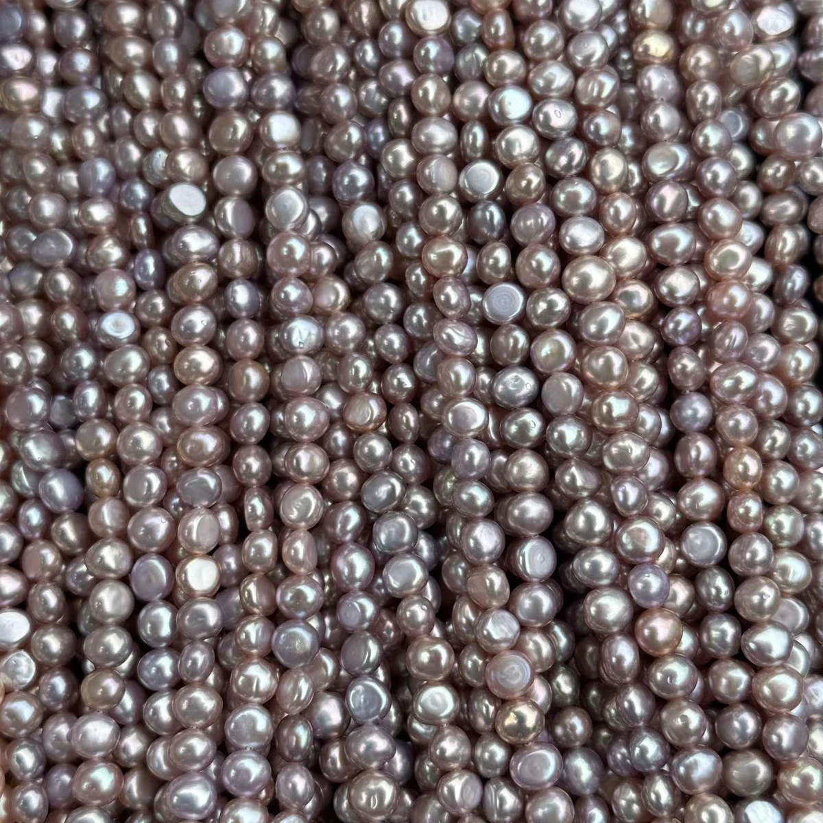 5-6mm High-quality Irregularly Shaped Natural Freshwater Pearl Semi-finished Beads for Jewellery Making DIY Necklace Accessories