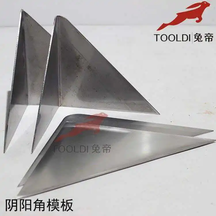 PVC flooring, plastic flanging, wall construction tool, internal and external corner formwork, triangular formwork, corner board