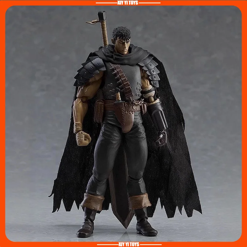 

17cm Figma 359 Swordsmanship Legend Gus Remastered Edition Imprinted Warrior Black Swordsman Ver. Mobile Handheld Toy Gift