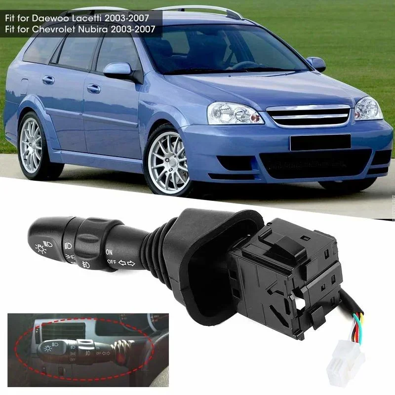 For Chevrolet Nubira Daewoo Lacetti Turn Signal Switch Light with Headlight Column Lever Fog Lamp 96387324 Car Accessories