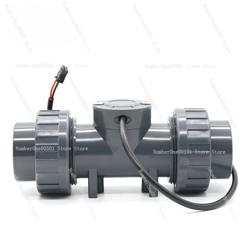 Digital Display Flowmeter Sewage Pipe Flowmeter Large Pipe Runoff Sensor Acid and Alkali Resistant 485 Data Transmission