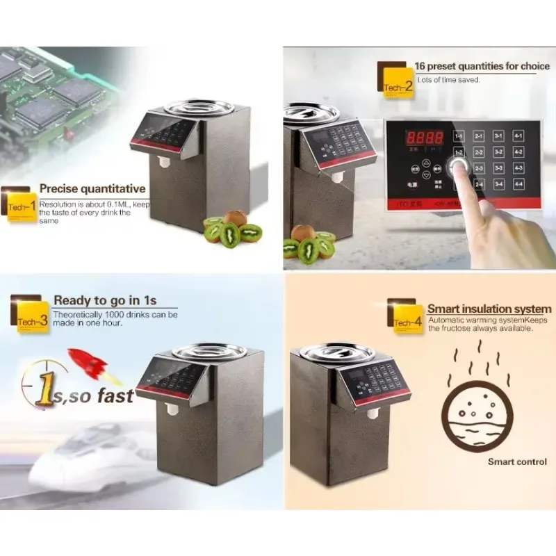 Hoge kwaliteit Bubble Fructose Dispenser Suiker Fructose Machine te koop