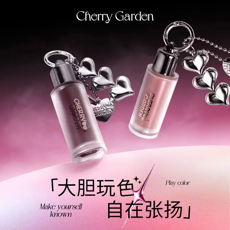 

Cherry Garden Lipstick Matte Soft Mist Velvet Punk Nude Pure Black Gothic Lip Mud High Colors Non-stick Cup Lasting Lip Makeup