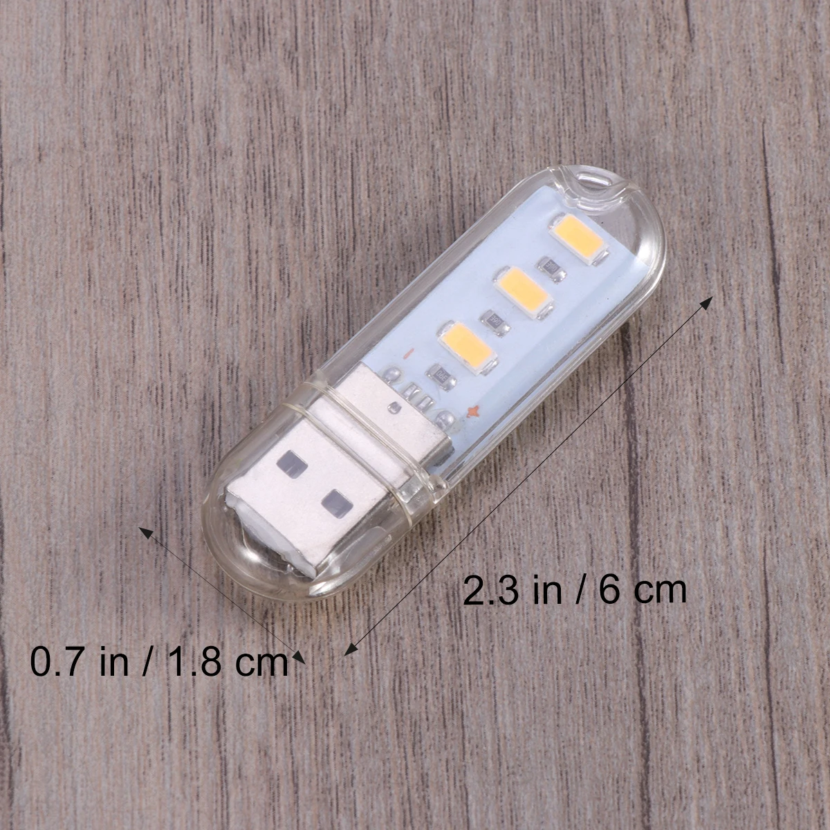 Mini USB Night Light Portable LED Keyboard Lamp 3 Bright Leds Flexible 30Cm Cable USB LED Light for Laptop Reading Night Use