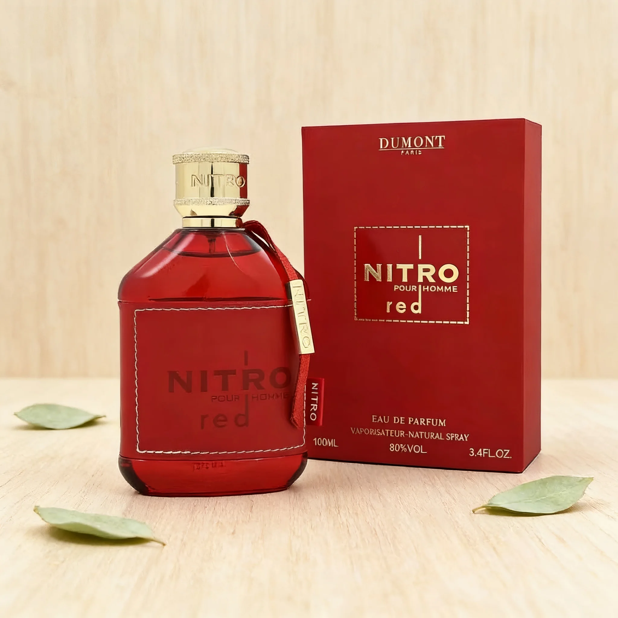 

Dumont Nitro Red Men's Perfume - Rich Amber & Bergamot Notes, Ideal Gift for Any Occasion