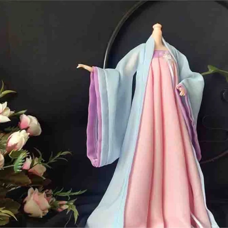 

New Doll Clothes Kids Doll Costume Style Clothes Creative Doll Dress Up Retro Chinese Style Hanfu Skirt Clothes For Dolls LC689