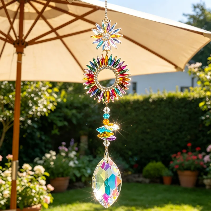 Smart Garden Indoor - Campana de Viento de Cristal, Atrapasueños