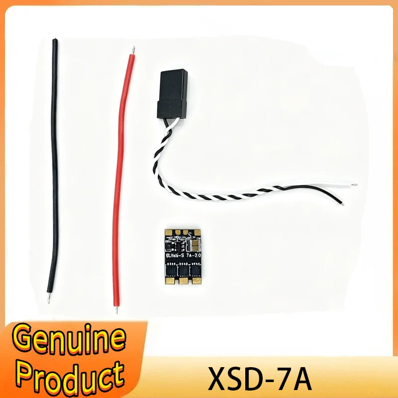 XSD7A 1-2S BLHeli_S Micro ESC, 7A Continuous/10A Burst, Dshot600/300, Multishot, Oneshot42/125, Vs DYS ESC for FPV Racing Model