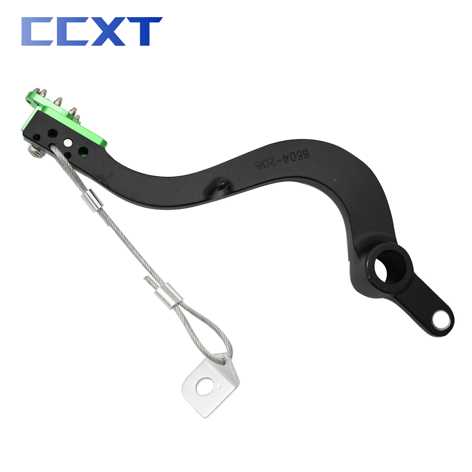 Motorcycle CNC Aluminum Foot Brake Rear Lever Pedal For KAWASAKI KX KLX KX250 KX450 KX250F KX450F KLX450R 2006-2020 Universal