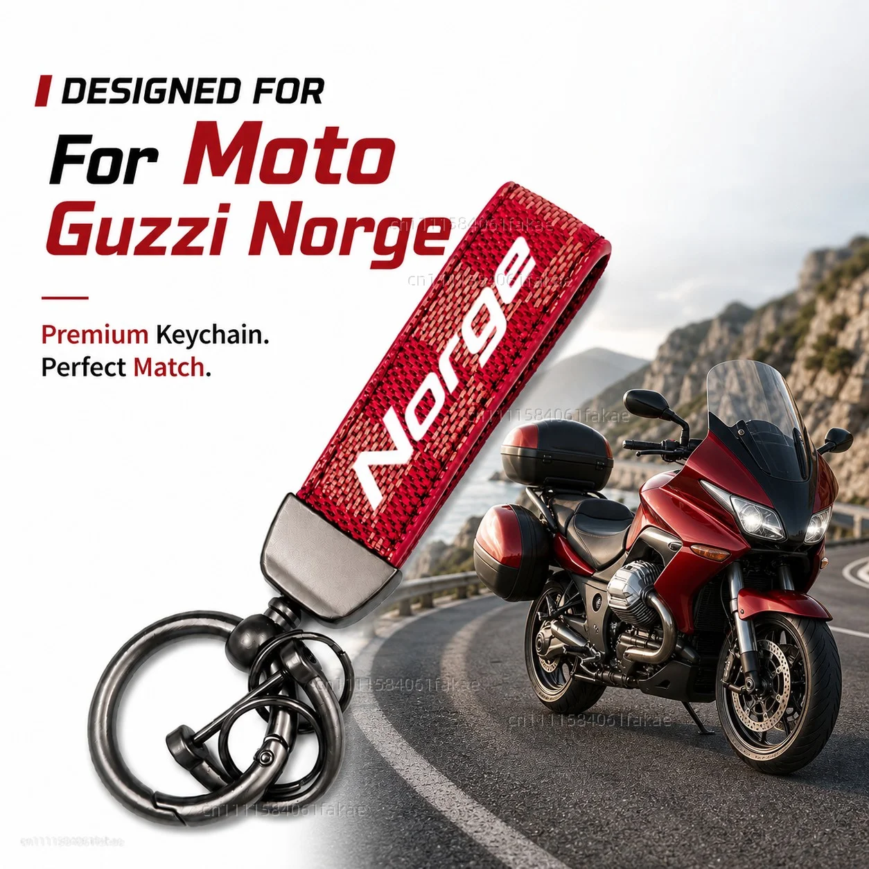 

For Moto Guzzi Norge 2006-2016 Touring Motorcycle Keychain Custom Logo Gift for Rider Men Women