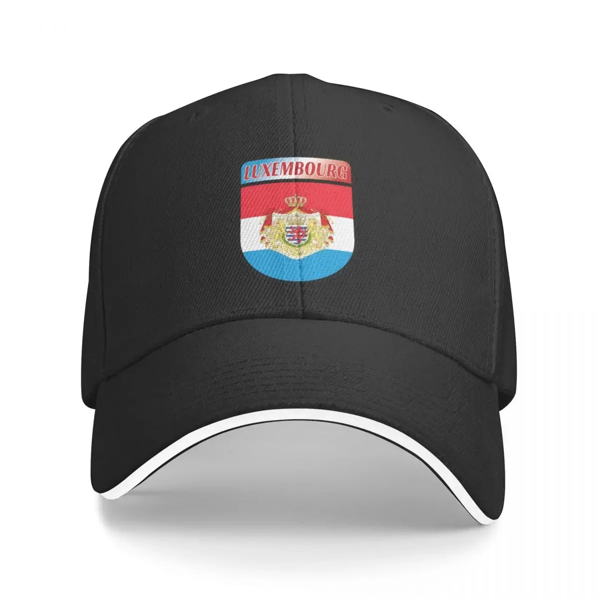 LUXEMBOURG Letzebuerg Shield Flag Summer Baseball Caps Women Men High-end Male Beach Sun Hat Hip Hop Trucker Cap