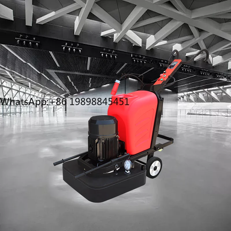 

3 Head Wet Concrete Floor Grinder 220V /380V/415V Floor Grinding Machine With Dust Cleaning Motor