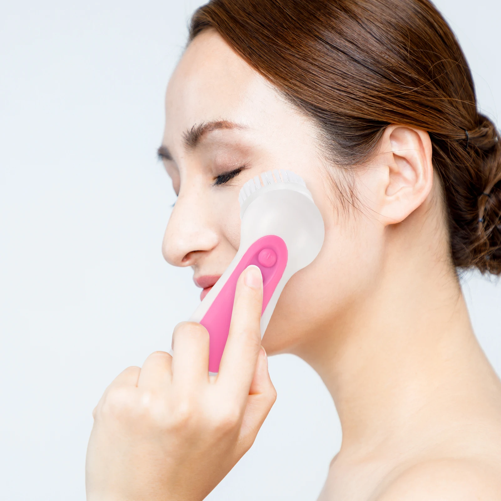 

Facial Brush 6 Rotating Heads Pore Cleaning Tool Waterproof Cleanser Gentle Exfoliation Daily Skin Care Massager Facial Skincare