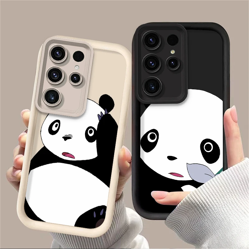 Китайский мягкий чехол Kunfu Panda для Samsung Galaxy A55 A35 A25 A15 A05 A05S 5G A24 A13 A23 A12 A22 A32 A52 A52S A71 A72 A51 4G, чехол