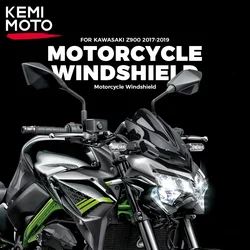 Windshield For KAWASAKI Z900 2017 2019 Motorcycle Wind Deflectors Accessories Front Screen Windscreen Fairing Acrylic Z-900 2018