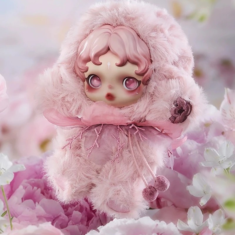 

2025 New Product Skullpanda Light Weaving Garden Series Blind Box Sp Vinyl Face Plush Pendant Doll Mystery Box Collection Toys