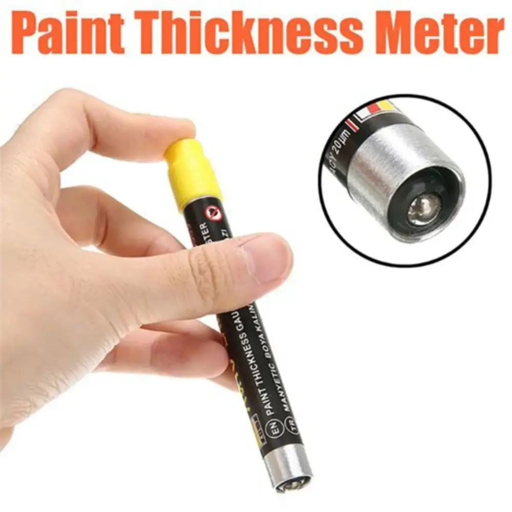 

Magnetic Tip Magnetic Coating Thickness Meter Waterproof Design Indicate Function Paint Thickness Tester 1Cm Scale Gauge Display