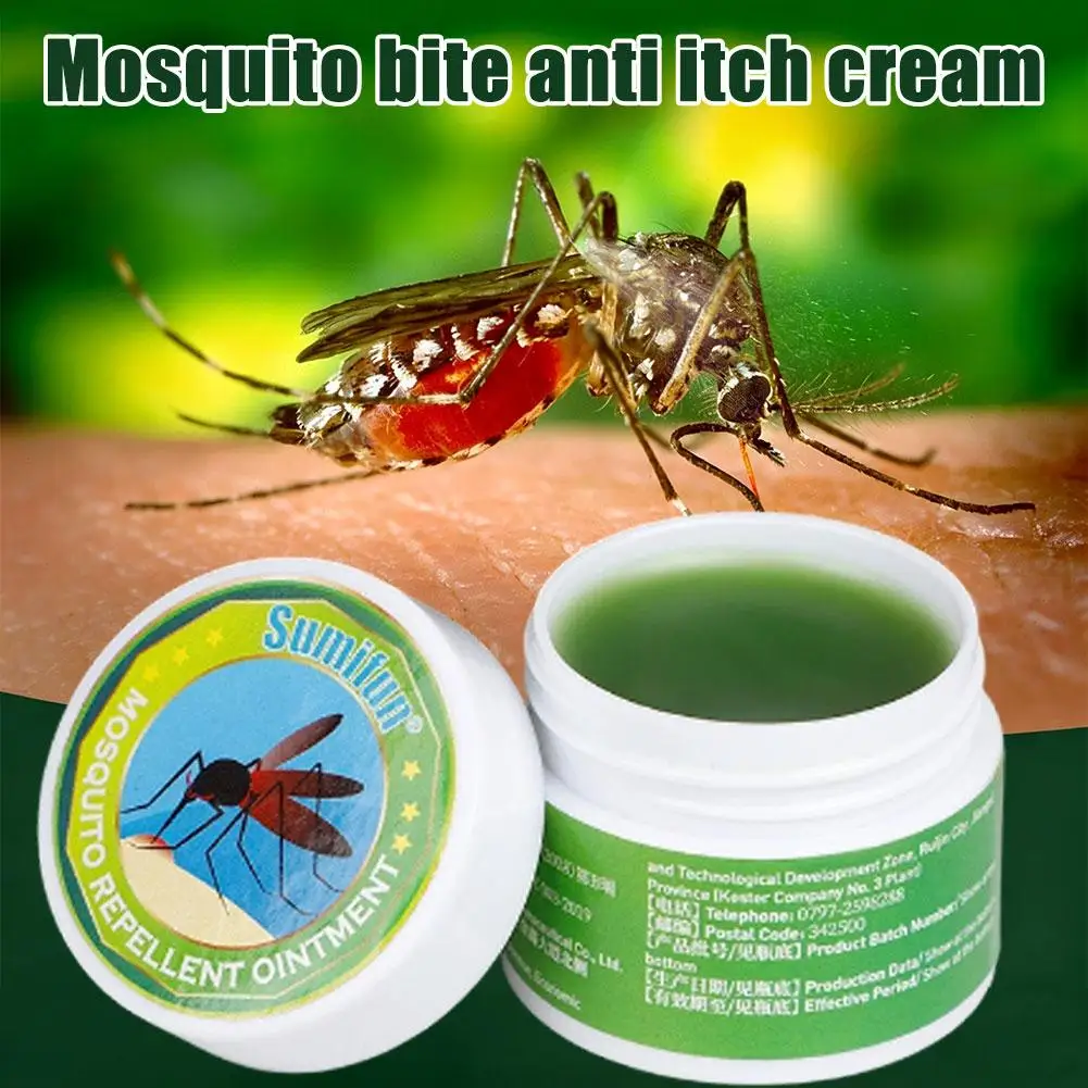 10g Mosquito Bite Anti-itch Cream Natural Antipruritic Herbal Ointment Summer Anti-mosquito Physical Antipruritic Stick Cream