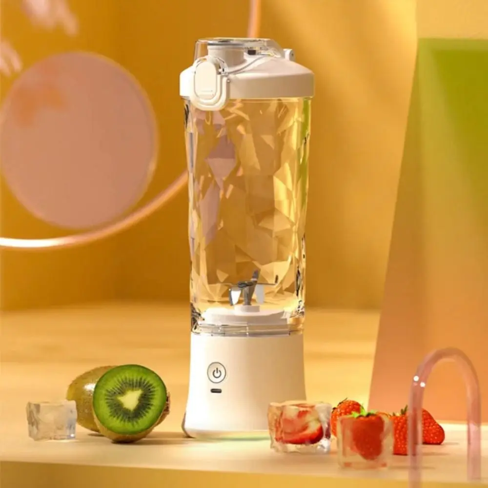 

600ml Capacity Portable USB Juicer USB Rechargeable Multifunction Design Smoothie Maker Mini Size Fresh Juice Electric Juicer