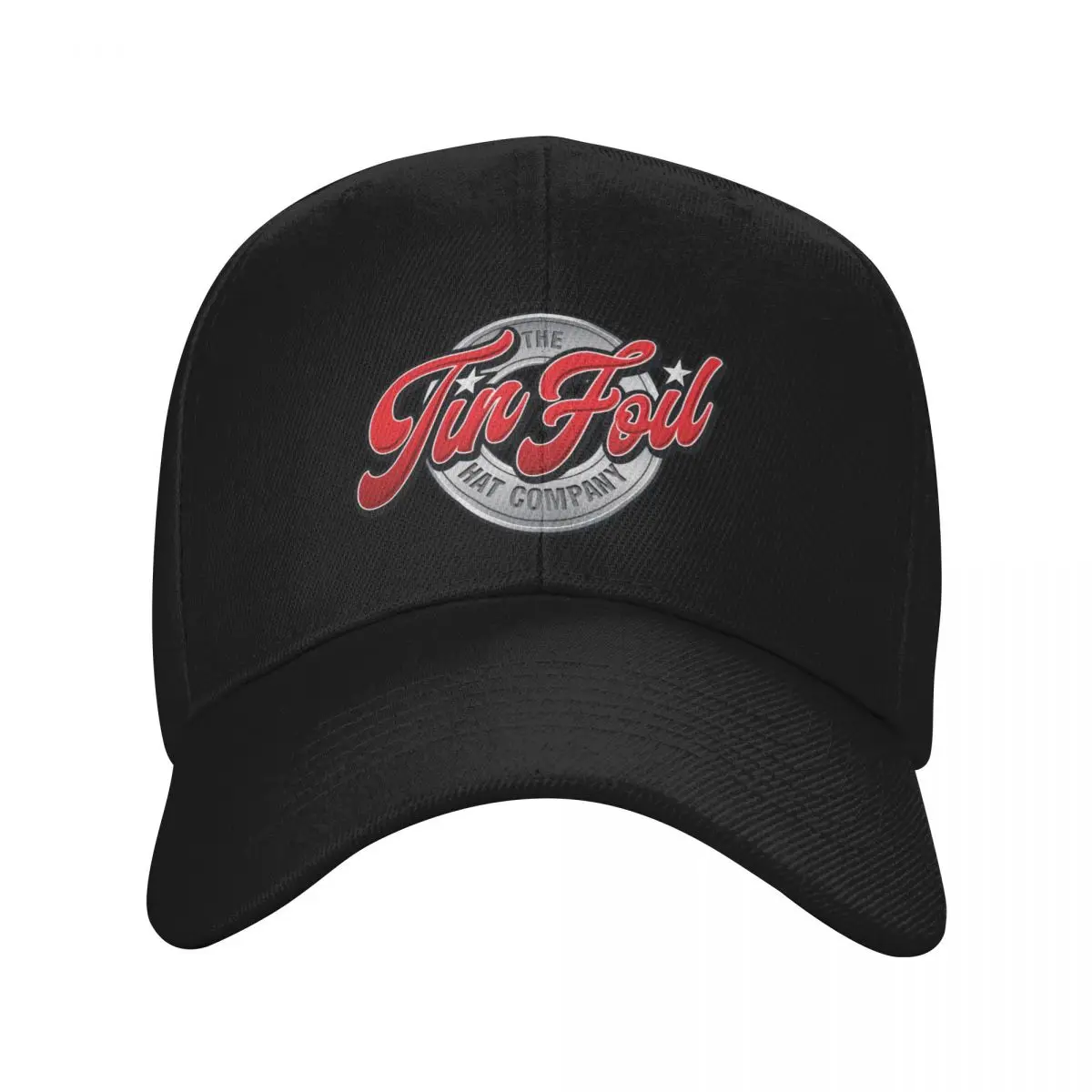 

The Tin Foil Hat Company Red Letters Baseball Cap custom Hat Luxury Cap Male hat Female Men's