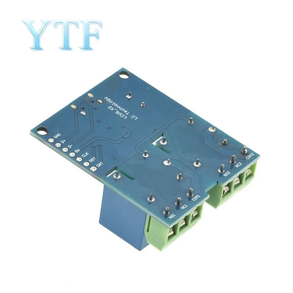 Módulo de relé USB tipo LCUS-1, convertidor electrónico, PCB, interruptor de Control inteligente, 1/2 canales, LCUS-2