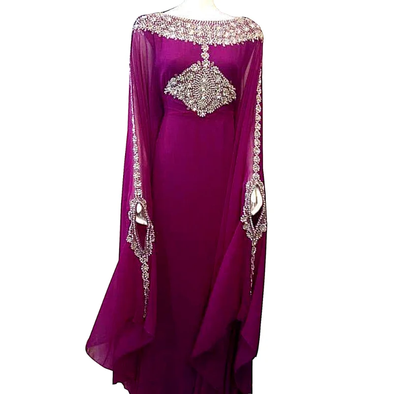 

Moroccon Wine Glass Stone Dubai Kaftan Abaya Farasha European and American Fashion Trends