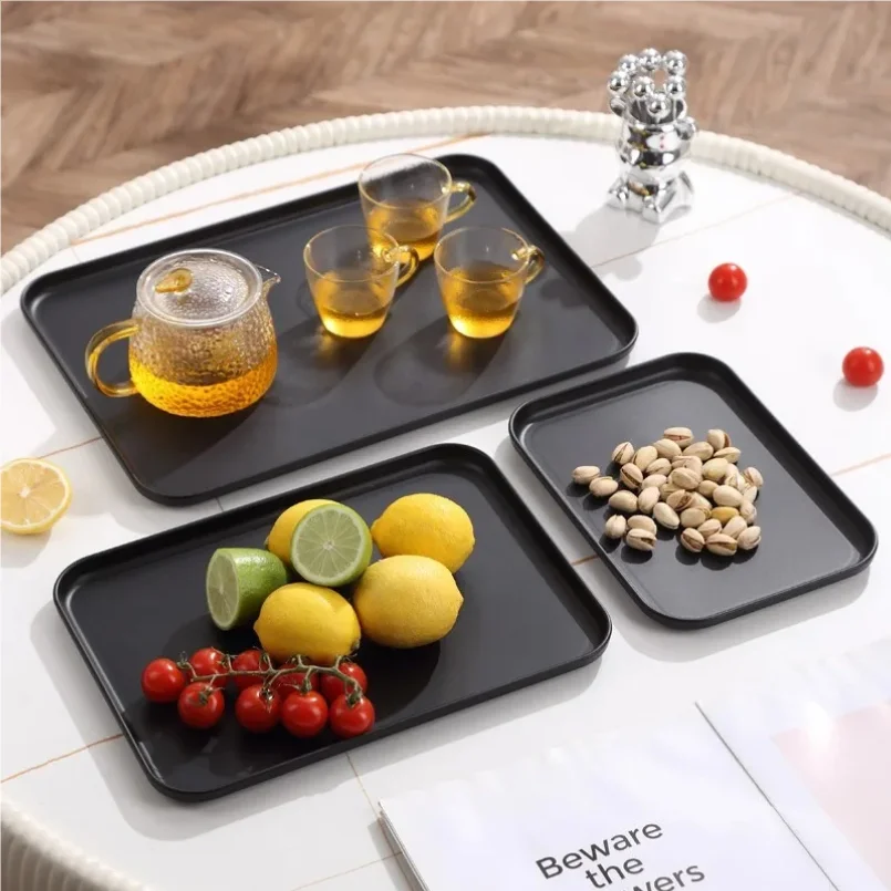 Robuust zwart rechthoekig dien - Food Storage In Restaurant recensie en prijs