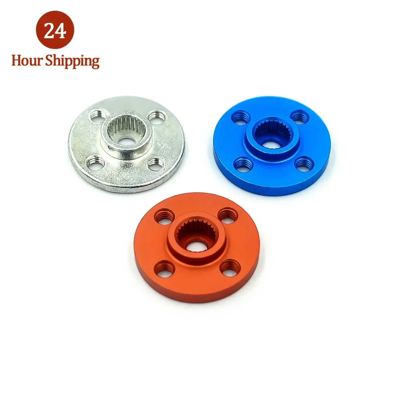 Aluminum Metal 25T Servo Arm Round type Disc Matal Horns For MG995 MG996 ACE Robot