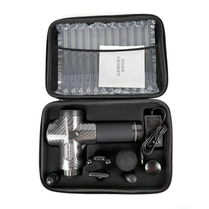 

-Turbina Portatil Soprador Massager Fitness Brushless Massage Gun Touch Screen Fascia Grab Fascia Gun