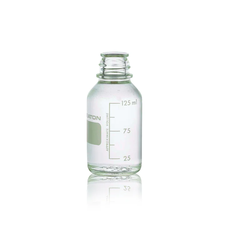 WHEATON® Graduated, Clear, Media / Lab Bottle