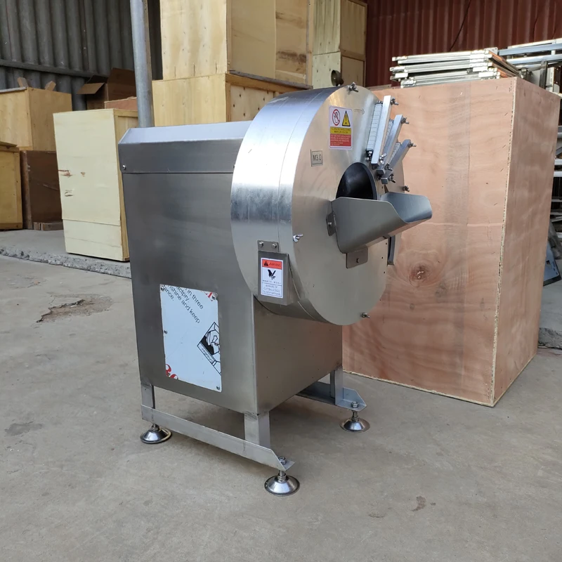 Industrial Electric Cassava Crisp Carrot Slicer Fries Cutting Sweet Potato Chips French Cutter Machine