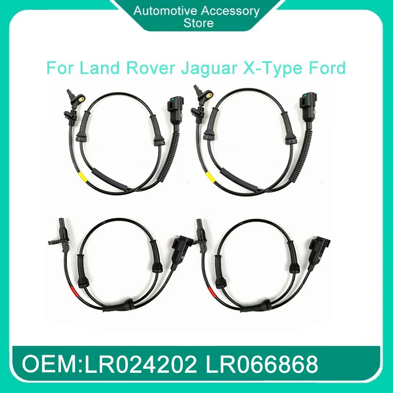 LR024202 LR066868 4Pcs Car Front Rear Wheel Speed ABS Sensor for Land Range Rover Evoque Discovery Sport LR082224 Auto Parts