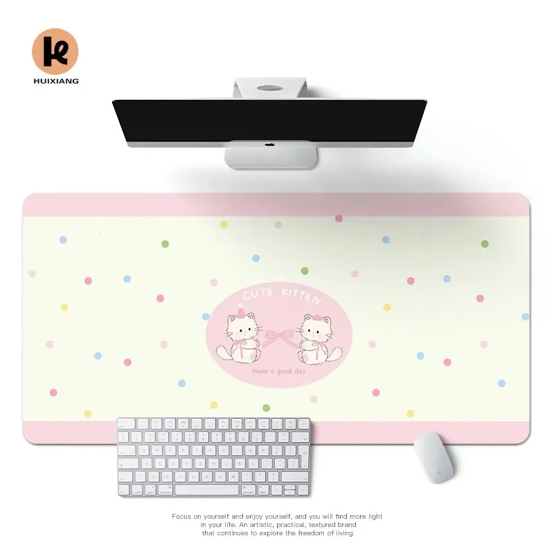 لطيف بكسل هريرة بو الجلود ماوس مكتب عمل حصيرة ماوس الوسادة الكمبيوتر سرعة نوع السجاد حصيرة لاعب لوحة مفاتيح الكمبيوتر المحمول الكرتون #4