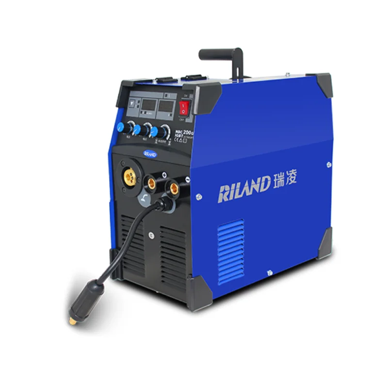 NBC 200GW 200A MIG/MMA 2-in-1 العاكس الغاز محمية آلة لحام القوس مع شاشة LED الرقمية MIG 200-جديد 220 فولت تصنيف المدخلات