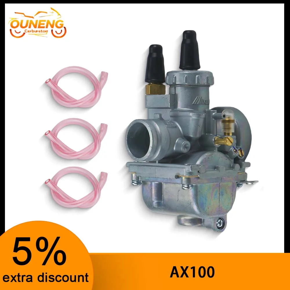 

22mm Motorcycle Carburetor For Suzuki AX100 AX 100D RGV120 QJ100-M KW100-M 2-Stroke 1994-2016 Scooter ATV Engine Carb