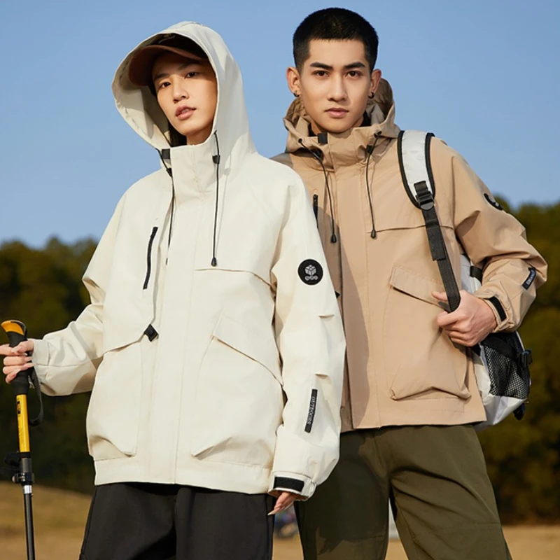 

Unisex Outdoor Waterproof Hiking Jacket Windbreaker Coat Autumn Breathable Fishing Camping Windproof Jackets Men Women Clothing