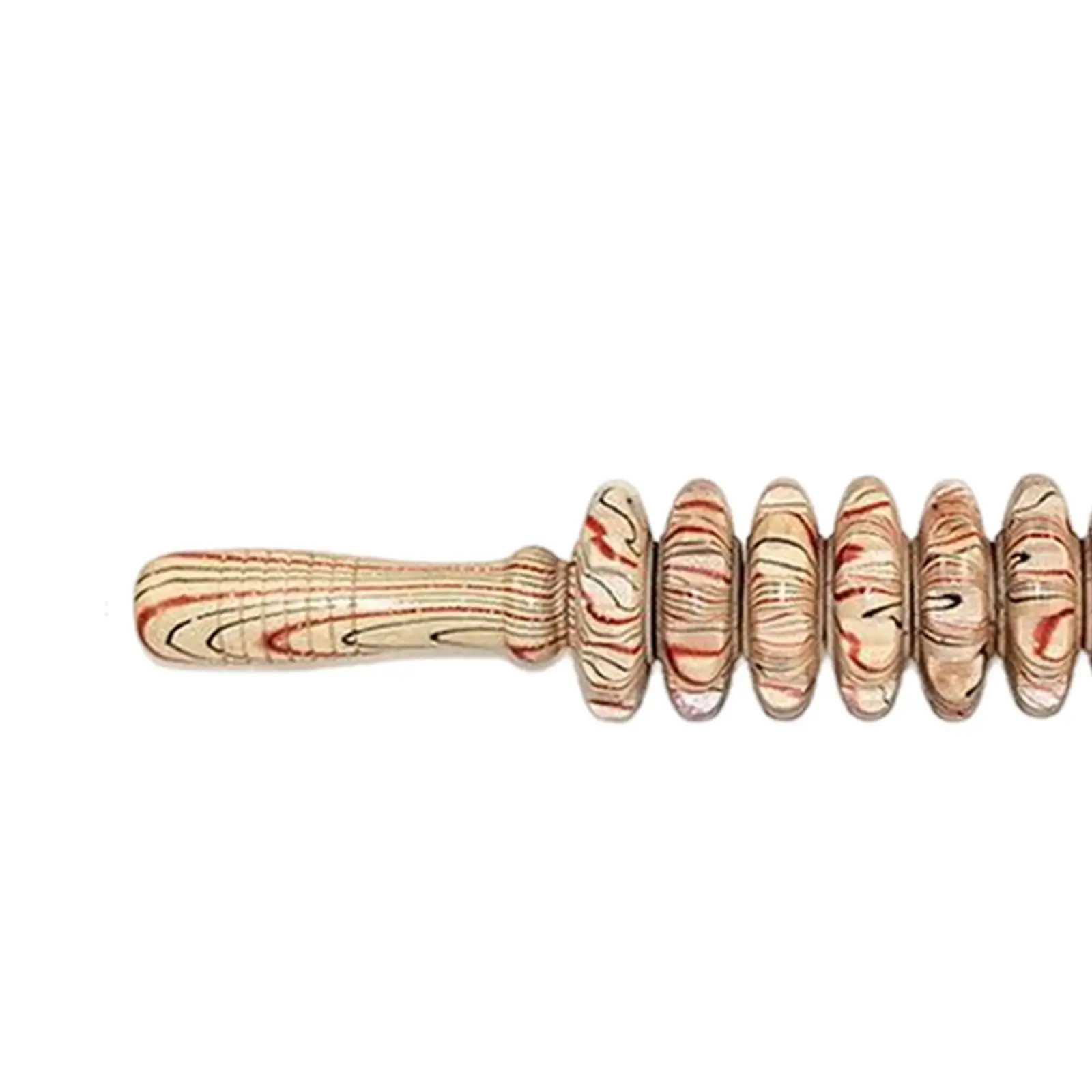Wooden Massage Roller Relaxation Handheld Roller Massager for Thigh Body Leg