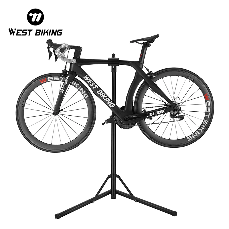 WEST BIKING Bicycle Repair Stand Professional Foldable Bicycle Repair Workstand MTB Road Repair Workstand Bike Maintenance Tools