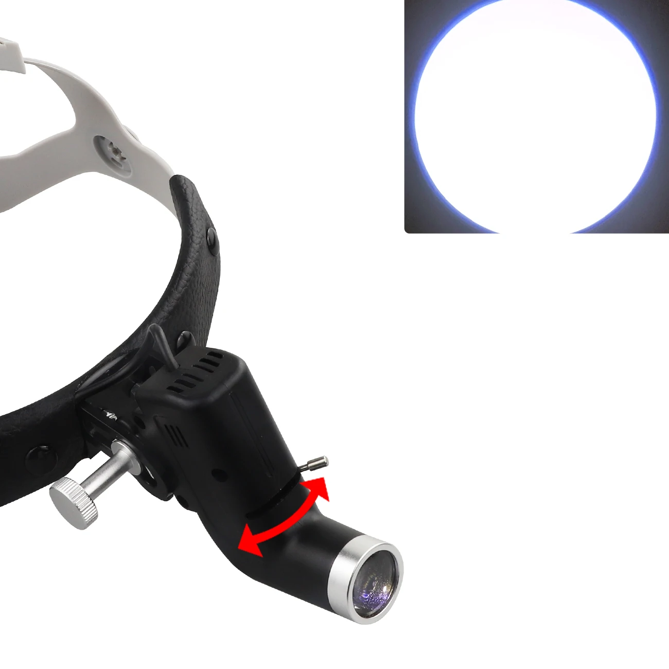 Dent 5W Led Surgical ENT Examination Headlight Medical Adjustable Chargeable Headlamp Equipment/ Dtal Loupes