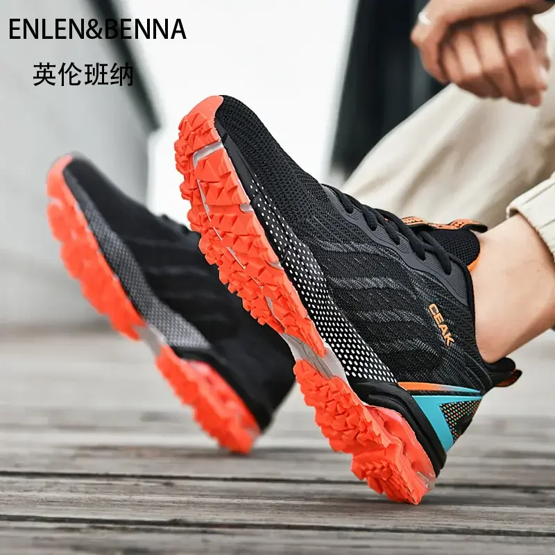 

2024, новая модная универсальная повседневная обувь, легкие и дышащие кроссовки из тканой сетки на воздушной подушке, кроссовки для бега