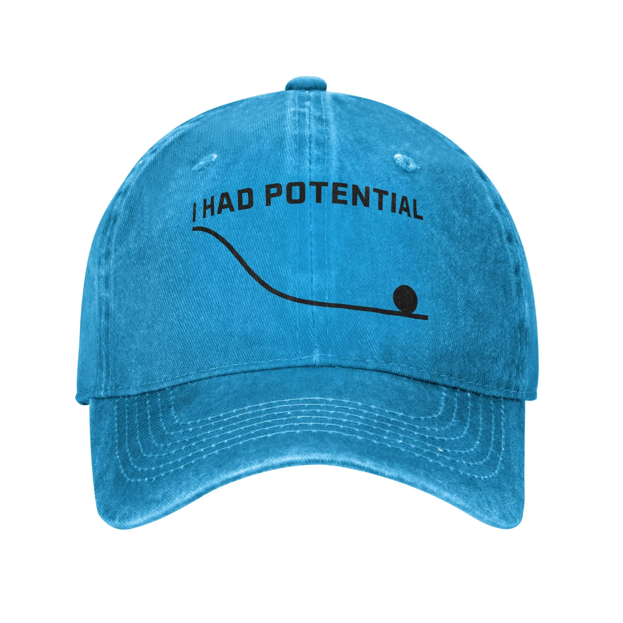 I Had Potential Project Hail Mary  Baseball Caps Unisex Distressed Washed Headwear Funny Meme Outdoor Unstructured Soft Hat