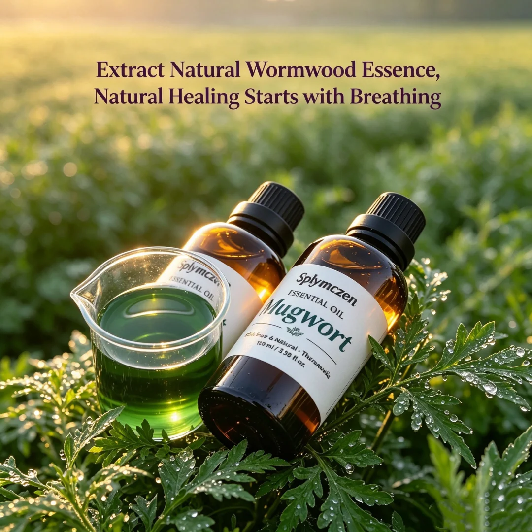 Green Mugwort Oil Natural Wormwood Scent for Soap Spices, Reed Diffuser, Humidifier, Electric Aroma Diffuser DIY Air Freshener