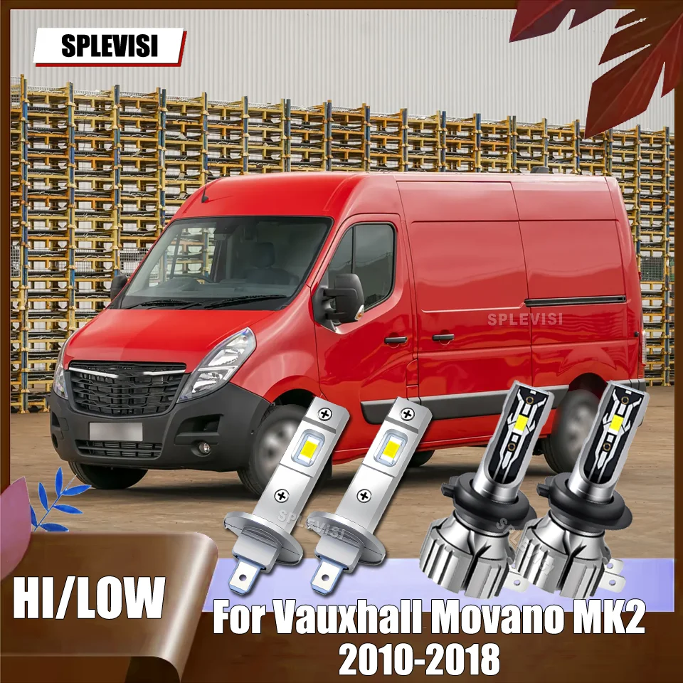 

More than 60,000 hours H1 H7 LED Headlights High Low Beam For Vauxhall Movano MK2 2010 2011 2012 2013 2014 2015 2016 2017 2018