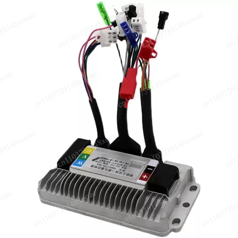 48V 60V 72V 96V Sine Wave Brushless Controller for Electric Two-Wheeler, Three-Mode Silent E-Bike Scooter