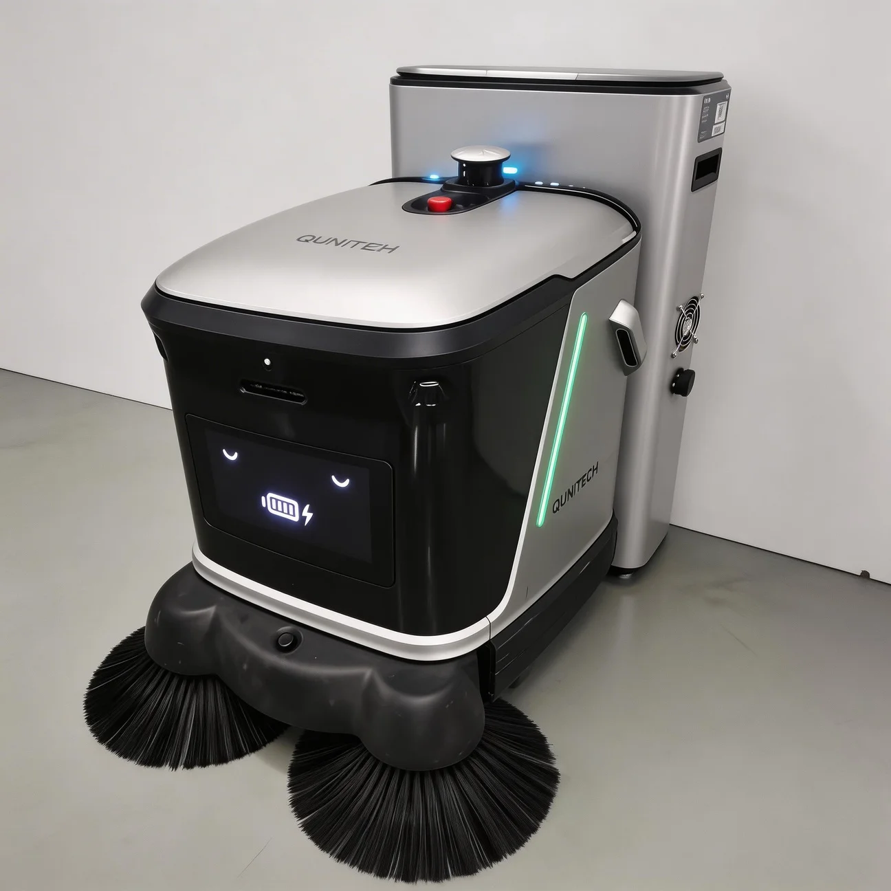 Intelligent Commercial Cleaning Robots Feature Automatic Cleaning With Dusting Floor Technology And Dust-absorbing Mopping