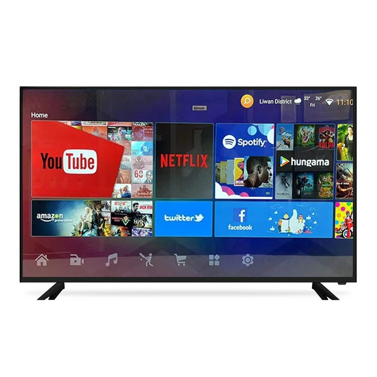 Foreign trade export LCD TV 32  43 inch 55 inch 65 inch 75 hotel engineering 4K network LCD large TV