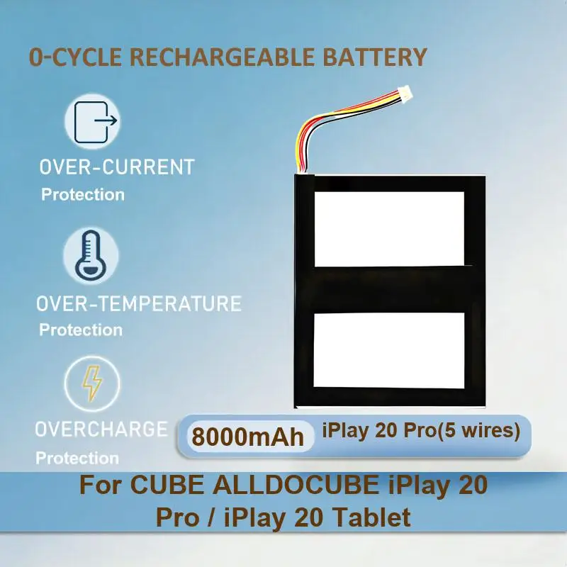 Battery For ALLDOCUBE Cube Knote (i1101) 10 holes Tablet PC 8 ALLDOCUB IWORK 11 iwork10 Pro iPlay 30 iPlay30 20 I1025 Laptop /