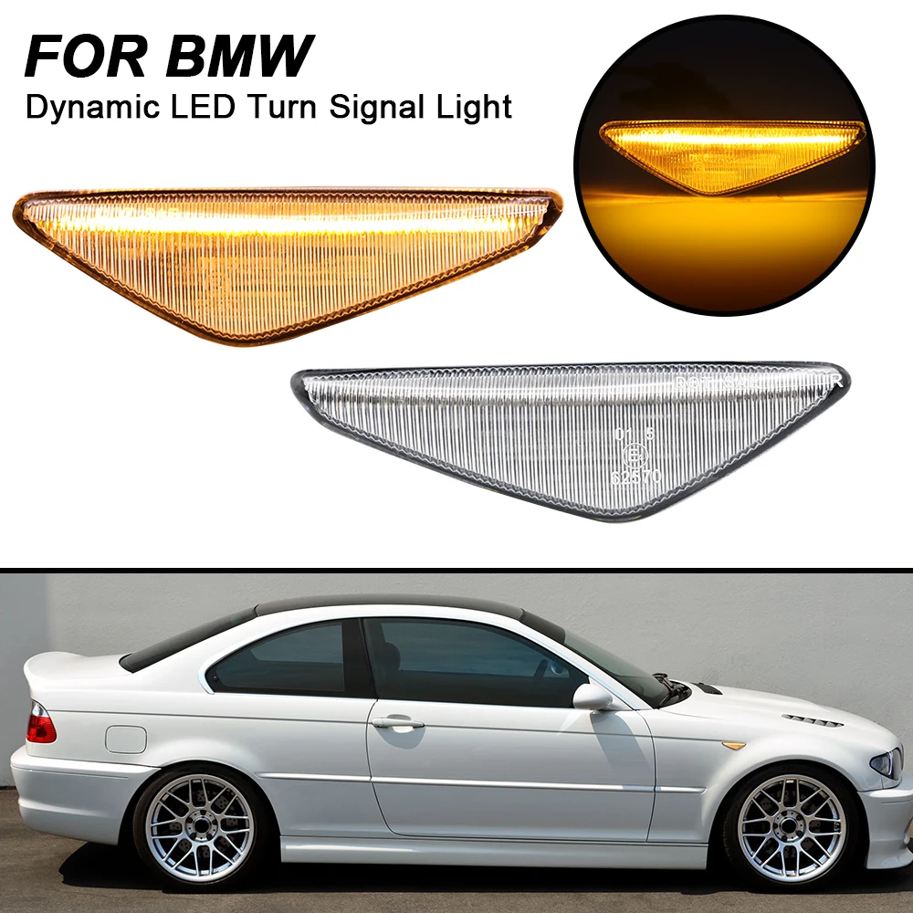 Par De Intermitentes LED Delanteros Para BMW Serie 3 E46 Coupé Y Cabrio, A Partir Del 2003, Lado Izquierdo Y Derecho