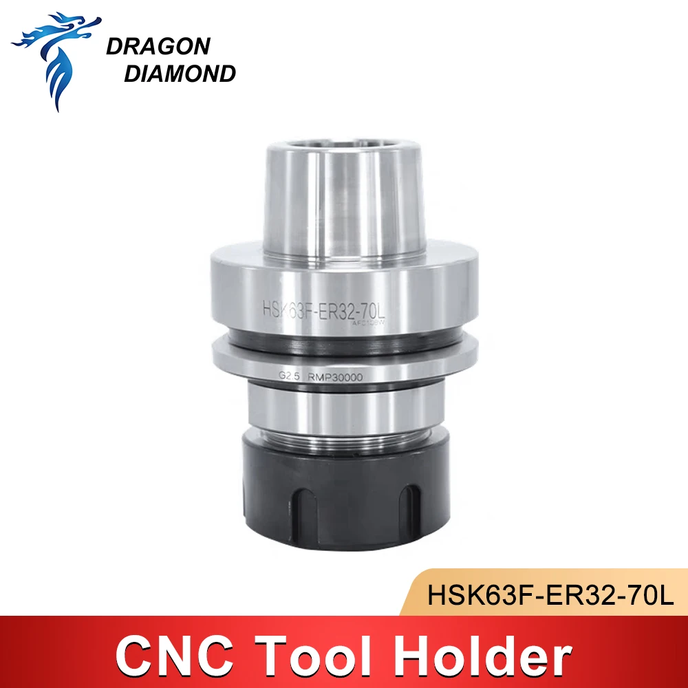 

HSK63F ER32 70L Tool Holder For Engraving Machine HSK63F Knife Handle CNC Woodworking Machine lathe Tools