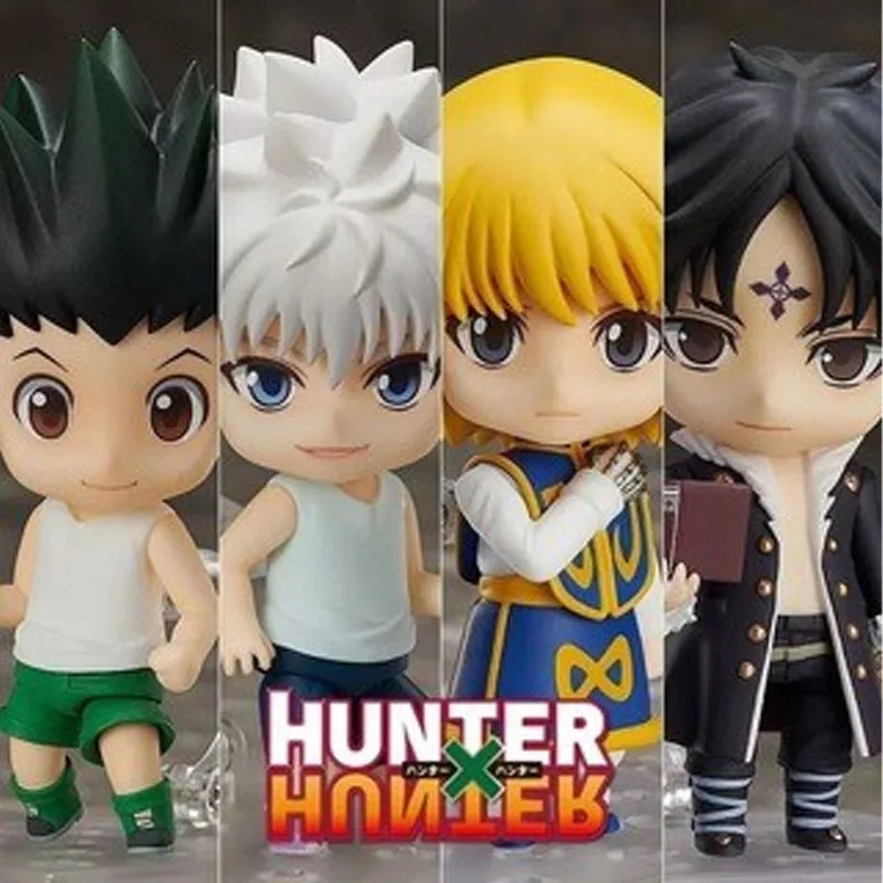 

10cmGSC Nendoroid 1183 Killua Zoldyck 1184 Gon Freecss 1185 Kurapika Set Hunter x Hunter Movable Joints Chibi Figure Boxed Free